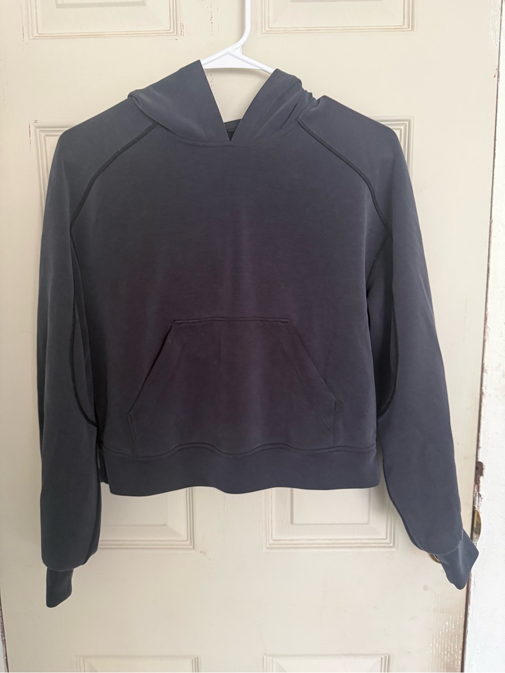 lululemon athletica Charcoal Gray Cowl Hoodie Sweater